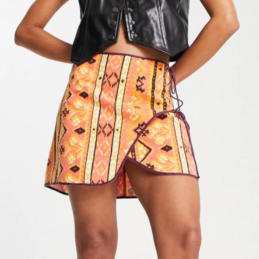 Free People Cleo Wrap Skirt